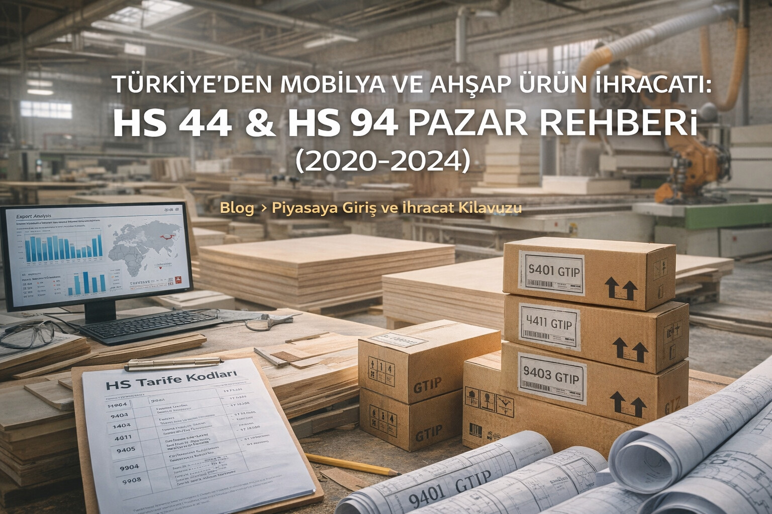 Türkiye’den Mobilya ve Ahşap Ürün İhracatı: HS 44 & HS 94 Pazar Rehberi (2020–2024) – İstanbul İhracat Merkezi